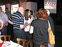 Herr Zulauf, Christiane, Heidi (mit Tasche) und Anke. Klick zur Vergrößerung.